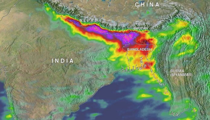 উত্তরবঙ্গে প্লাবনের কারণ স্পষ্ট করল নাসার উপগ্রহ ছবি