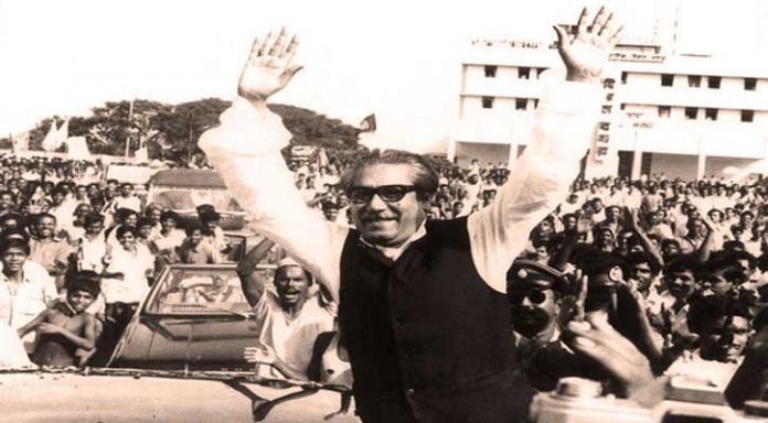 বঙ্গবন্ধু শেখ মুজিবুর রহমান।
