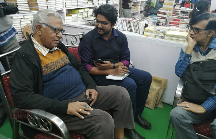 বাংলানিউজের সঙ্গে সাক্ষাৎকারে সমরেশ মজুমদা