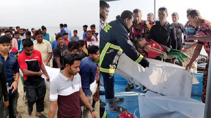 স্বর্ণ, রশ্মি ও শামীমের মরদেহ উদ্ধারের ছবি