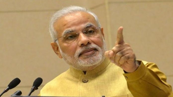 ভারতের প্রধানমন্ত্রী নরেন্দ্র মোদি।
